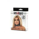 Rimba Halsband verziert mit Nieten Schwarz M-L