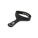 Rimba Sklavenhalsband mit Ring Schwarz