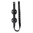 Rimba Augenmaske aus Leder Schwarz