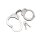 Rimba Police Handcuffs Metal Extra Strong Silver