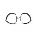 Rimba Einfache Fußfesseln mit Ring Schwarz