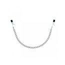 Rimba Nippelklemmen mit Kette Silber 2 Stück