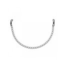 Rimba Gummi Brustklammern mit Kette Silber Schwarz 2...