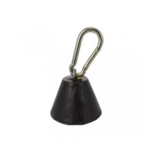 Rimba 450 g weight with carabiner hook black