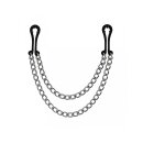 Rimba Nippelklemmen aus Kunststoff mit Metallkette...