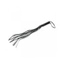 Rimba Bondage Play Whip with 19 Strings (80 cm) Black