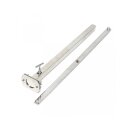 Rimba Spreizstange aus Metall ohne Dildo Silber 60 cm