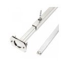 Rimba Spreizstange aus Metall ohne Dildo Silber 60 cm