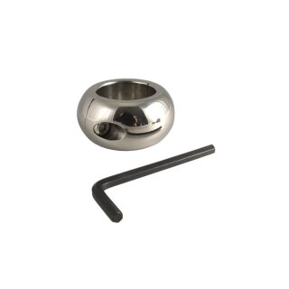 Rimba Donut-Shaped Ball Stretcher with Allen Key Silver Ø 3.8 cm