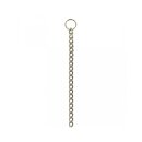 Rimba Kette mit Schlüsselringen Silber 100 cm