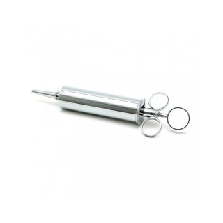 Rimba Metal Syringe Silver 100 ml
