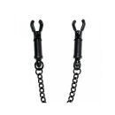 Rimba Nipple Clamps with Chain Black 2 Pieces