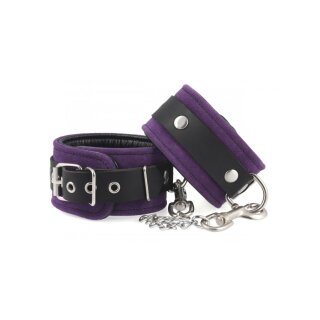 Rimba Handcuffs with Carabiner Hook Purple Black