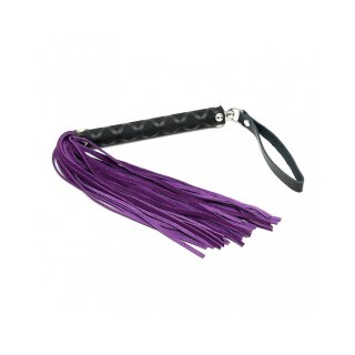 Rimba Small Whip with 30 Strands Purple Black 35 cm