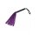 Rimba Small Whip with 30 Strands Purple Black 35 cm