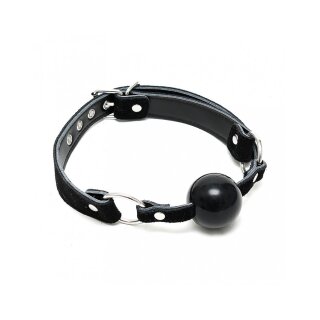 Rimba Ball Gag with Silicone Ball Black Ø 4.4 cm