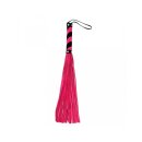 Rimba Flogger with 36 Strands Pink Black