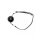 Rimba Ball Gag with Leather Strap Black Ø 4.4 cm
