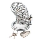 Rimba Penis Cage with Lock Silver 8 cm Ø 5.5 cm