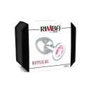 Rimba Anal Plug with Crystal Silver Pink Ø 4 cm