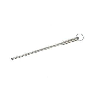 Rimba Lange Urethral Sound mit Vibration Silber Ø 7 mm