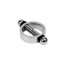 Rimba Magnetische Nippelklemmen Silber Ø 2,5 cm