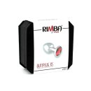 Rimba Analplug mit Kristall Silber Rot Ø 2,4 cm