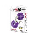 Rimba Police Handcuffs with Fur Silver Purple