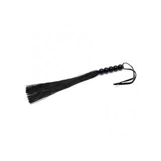Rimba Silikon Flogger Schwarz 38 cm