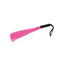 Rimba Silicone Flogger Pink Black 38 cm