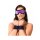 Rimba Soft Bondage Handfesseln mit Maske Lila Schwarz