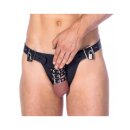 Rimba Chastity Belt with Locks Black Waist 78-115 cm