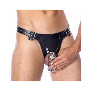 Rimba chastity underwear with padlocks and penis cage black
