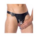 Rimba chastity underwear with padlocks and penis cage black