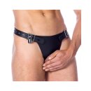 Rimba Chastity Belt with Locks Black Waist 78-115 cm