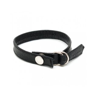 Rimba Leather Penis Ring Black