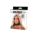 Rimba Halsband mit Ring Schwarz 38-44 cm