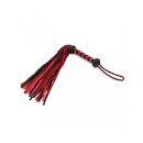 Rimba Braided Flogger Red Black 50 cm