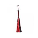 Rimba Braided Flogger Red Black 50 cm