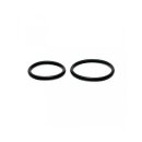 Rimba Rubber Cock Ring Set Black Ø 3-3.5 cm