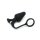Rimba Analplug mit Cockring und Vibration Schwarz Ø 4,4 cm