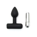 Rimba mini anal plug with vibration black Ø 2.4 cm
