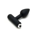 Rimba mini anal plug with vibration black Ø 2.4 cm