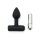 Rimba mini anal plug with vibration black Ø 2.4 cm