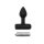 Rimba mini anal plug with vibration black Ø 2.4 cm
