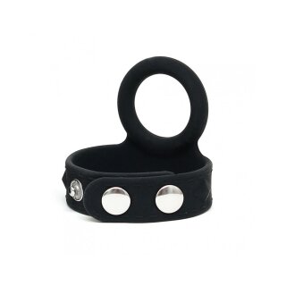 Rimba Penis Strap with Cock Ring Black Ø 3 cm