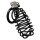 Rimba metal chastity cage with lock black 12 cm