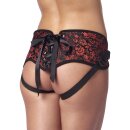 Rimba Luxus Strap-On Umschnallgurt ohne Dildo Rot Schwarz...