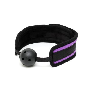 Rimba Ball Gag Purple Black Ø 4.5 cm