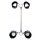 Rimba spreader bar with 4 detachable restraints multicolour 30 cm